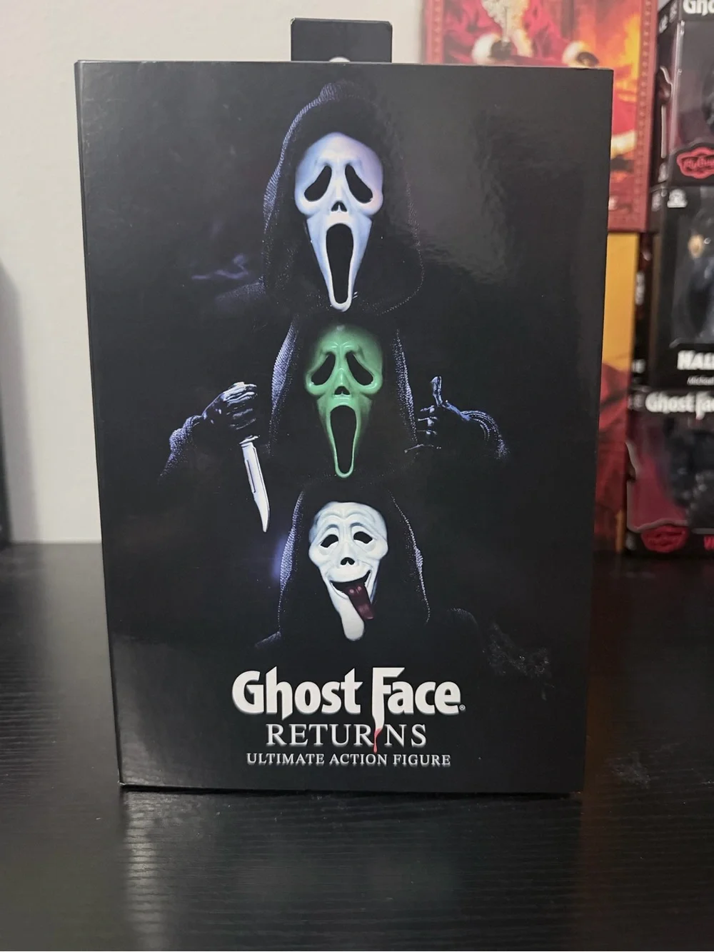 Ghost Face Returns figure- Black with White & Green Mask